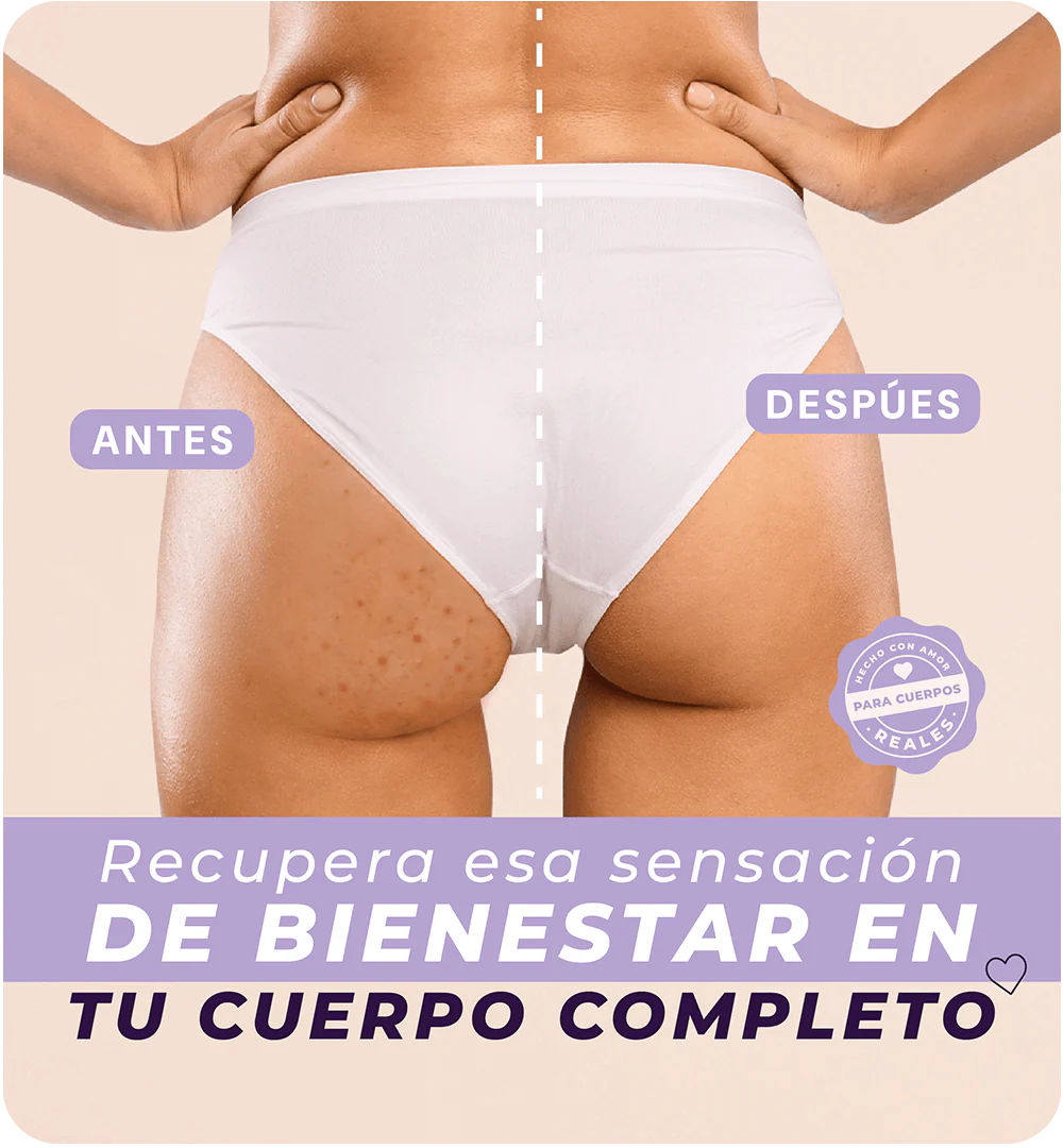 Gel exfoliante de glúteos